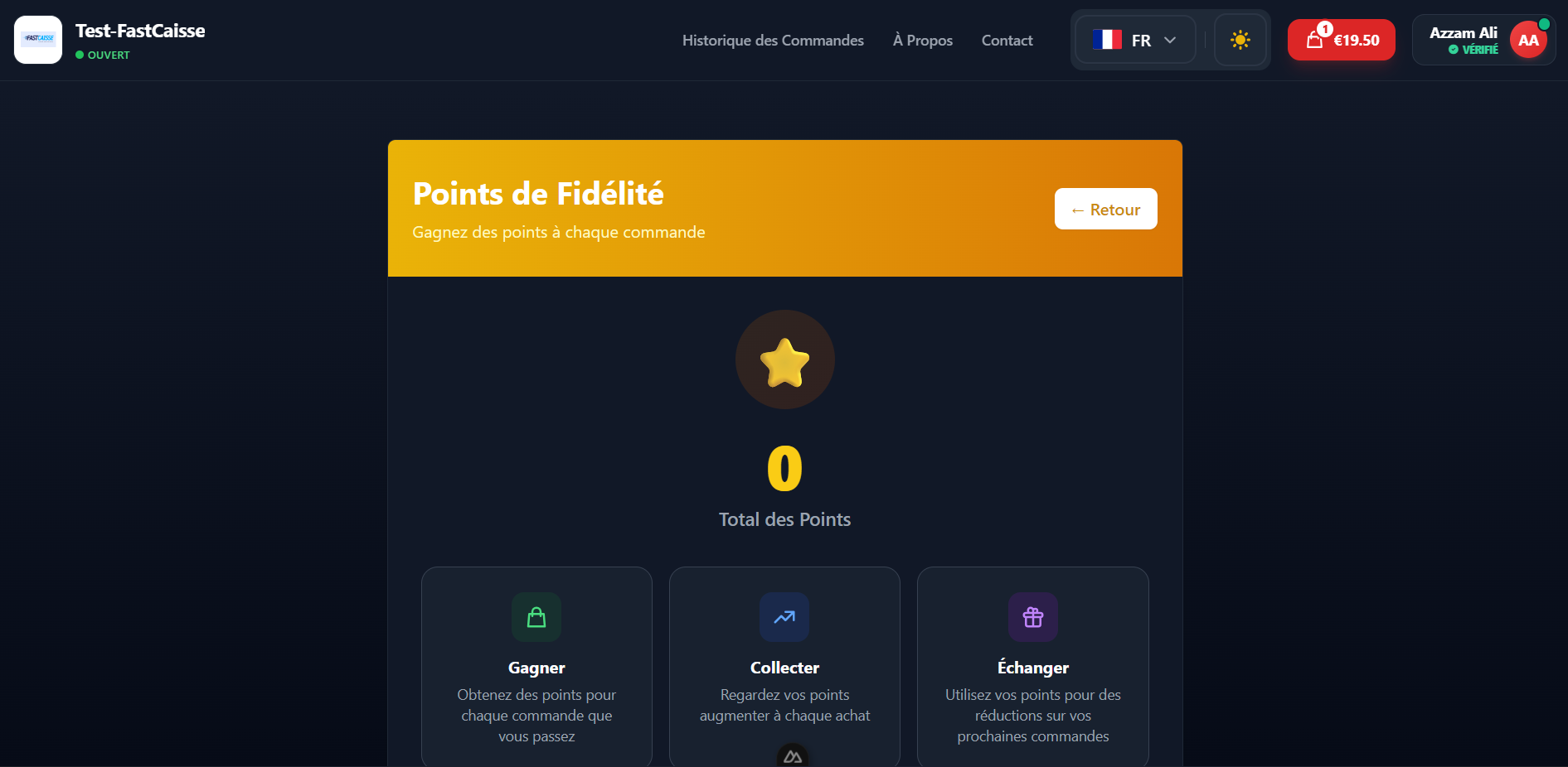 Points de fidélité